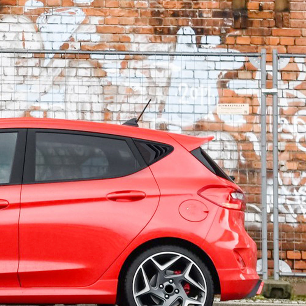 Gloss Black Window Louver Vents for Ford Fiesta B479 MK8 18-23