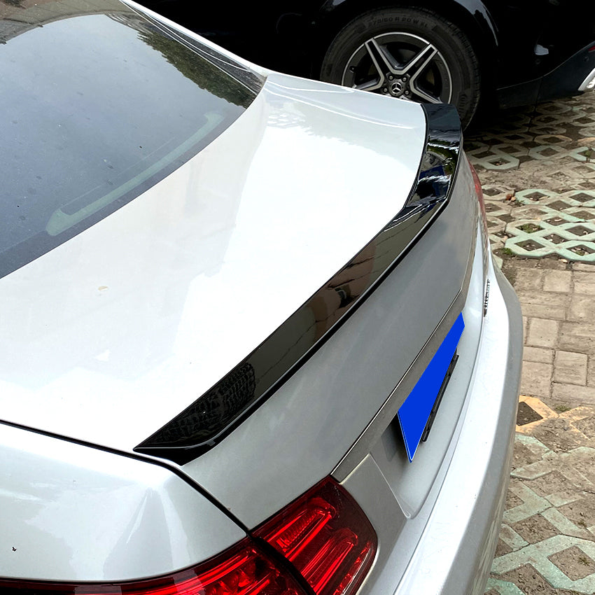 AMG Style Gloss Black Boot Spoiler for Mercedes Benz W212 E Class Saloon AMG 10-17 - Carbon Factory