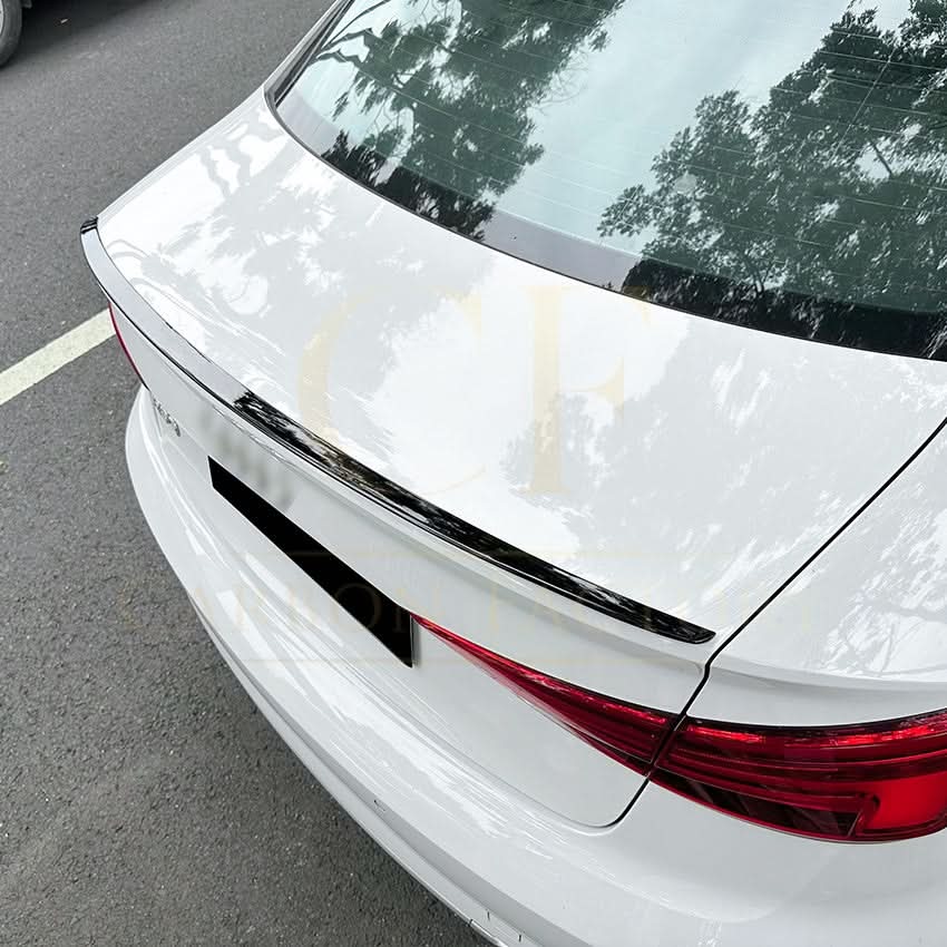 P Style Gloss Black Boot Spoiler for Audi A3 8V S3 RS3 Saloon 13-20 - Carbon Factory