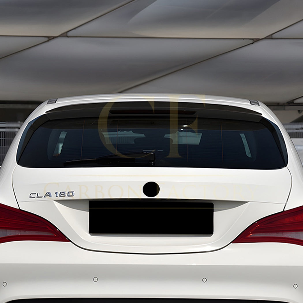 Gloss Black Side Spoiler for Mercedes Benz W117 CLA Estate 13-19 - Carbon Factory