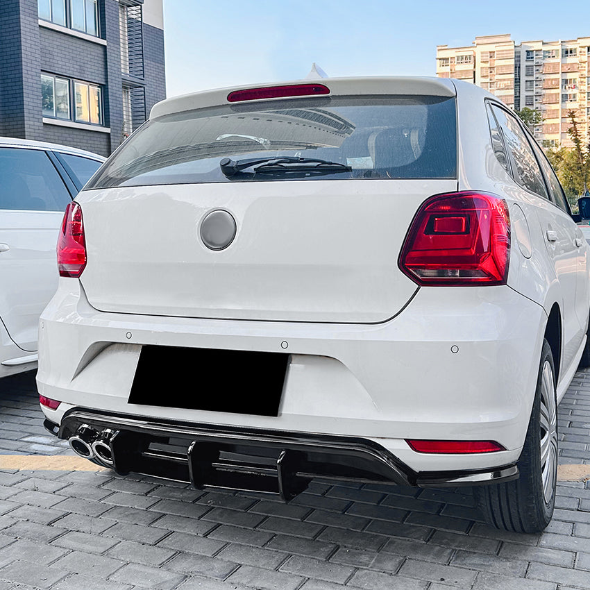 Max Style Gloss Black Diffuser for VW Polo MK5 Standard Model 10-14