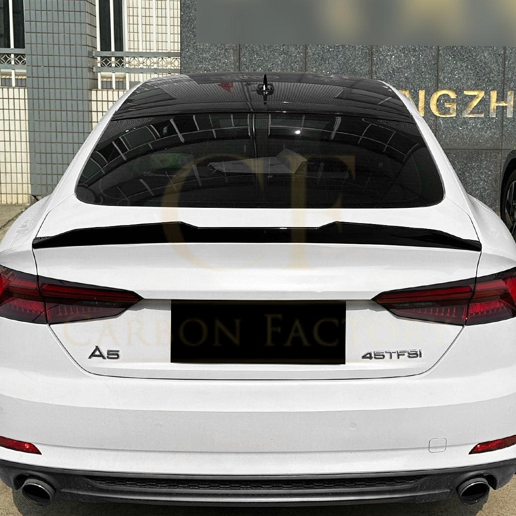 PSM Style Gloss Black Boot Spoiler for Audi B9 A5 S5 RS5 17-24 - Carbon Factory