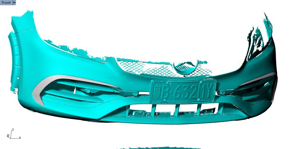 A45 AMG Carbon Fibre Canards Winglets (2 Pieces) for Mercedes Benz W176 A Class 16-18 - Carbon Factory