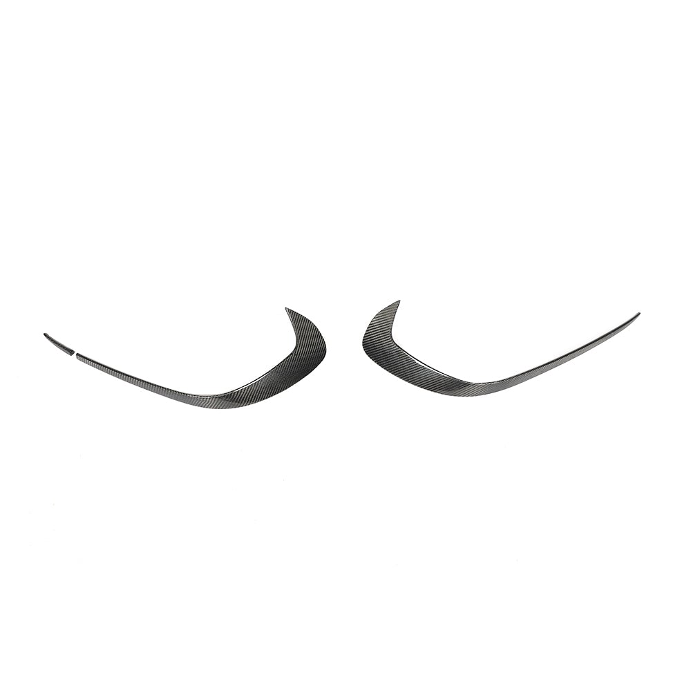A45 AMG Carbon Fibre Canards Winglets (2 Pieces) for Mercedes Benz W176 A Class 16-18-Carbon Factory