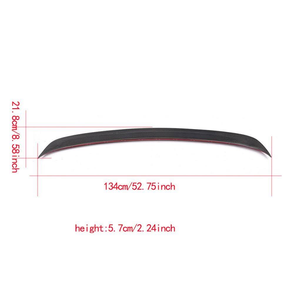 AC Style Carbon Fibre Boot Spoiler for BMW E60 5 Series inc M5 03-10 - Carbon Factory