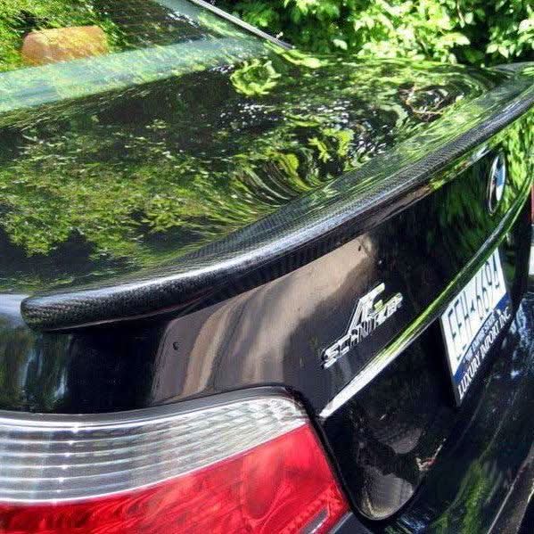 AC Style Carbon Fibre Boot Spoiler for BMW E60 5 Series inc M5 03-10 - Carbon Factory