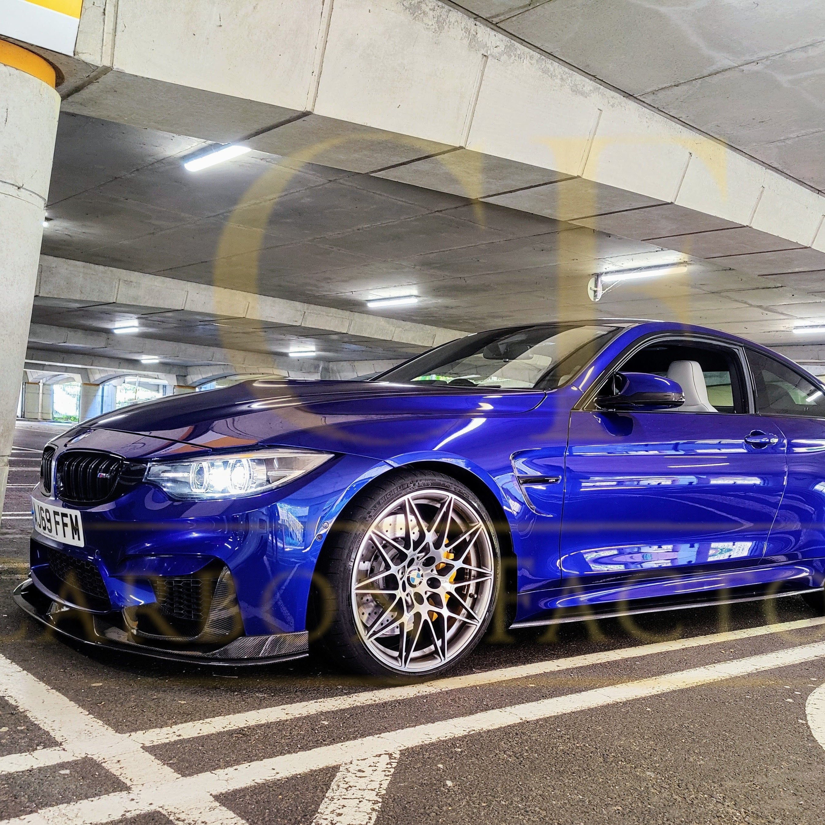 AC Style Carbon Fibre Front Splitter for BMW F80 M3 F82 F83 M4 14-20 - Carbon Factory