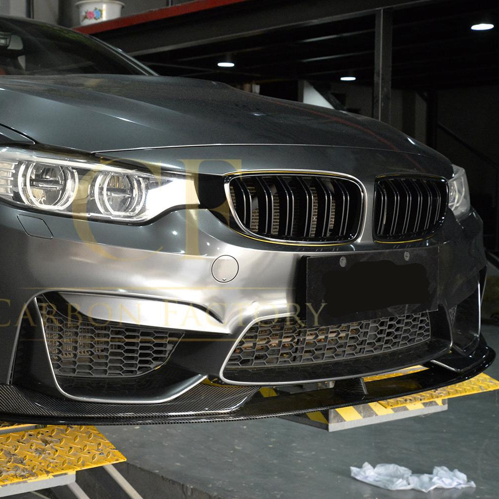 AC Style Carbon Fibre Front Splitter for BMW F80 M3 F82 F83 M4 14-20 - Carbon Factory