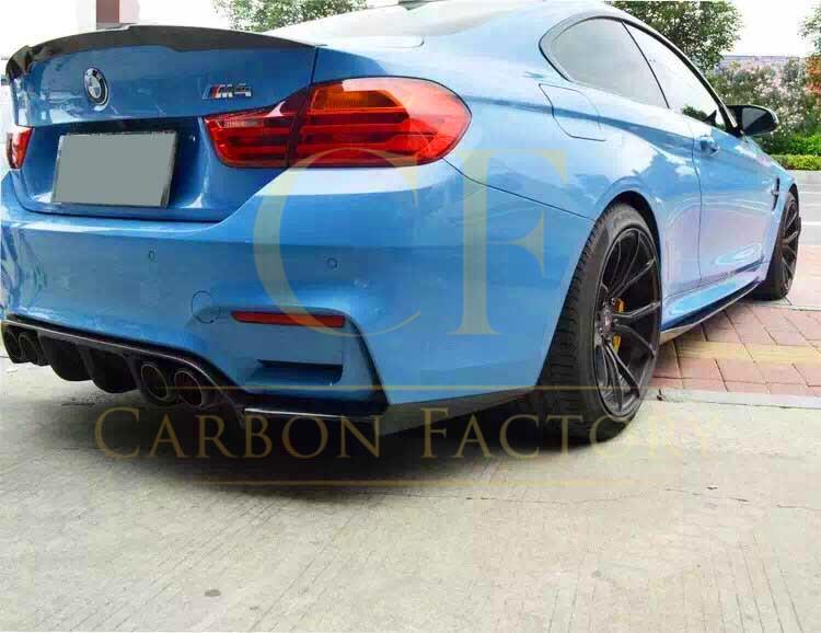 AC Style Carbon Fibre Side Skirts Extension for BMW F80 M3 F82 F83 M4 2014-2020-Carbon Factory