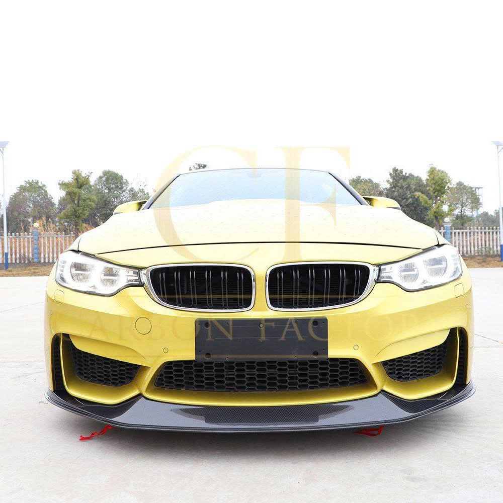 AL Style Carbon Fibre Front Splitter for BMW F80 M3 F82 F83 M4 14-20 - Carbon Factory