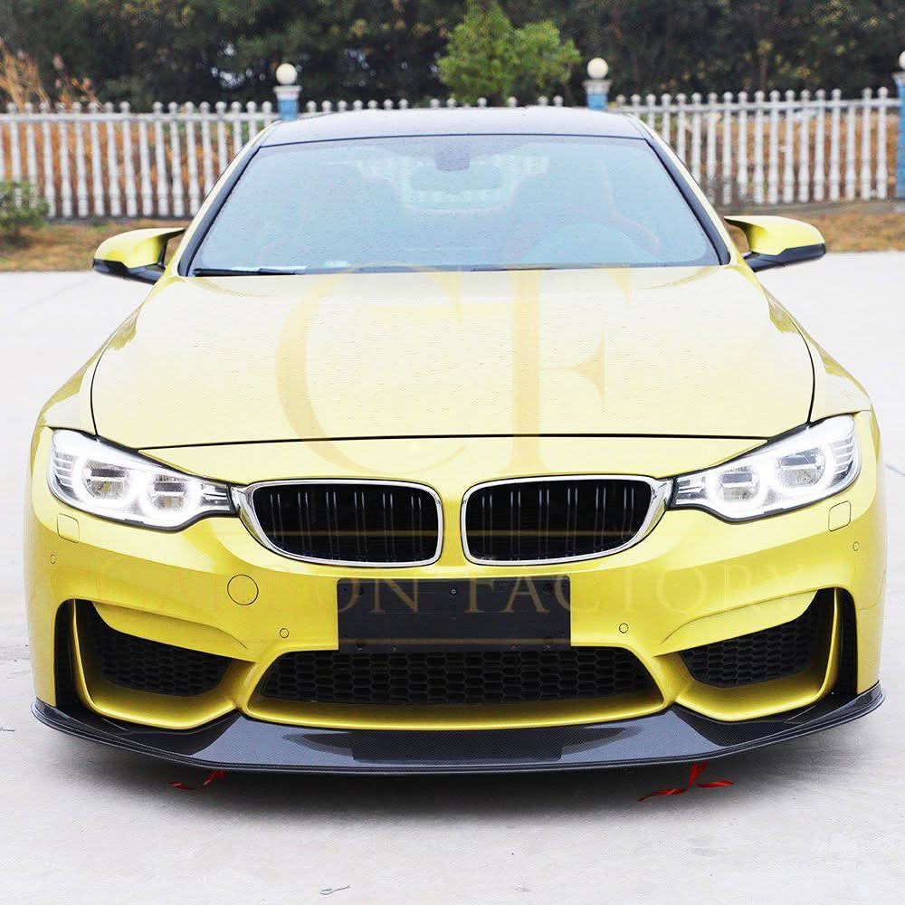 AL Style Carbon Fibre Front Splitter for BMW F80 M3 F82 F83 M4 14-20 - Carbon Factory