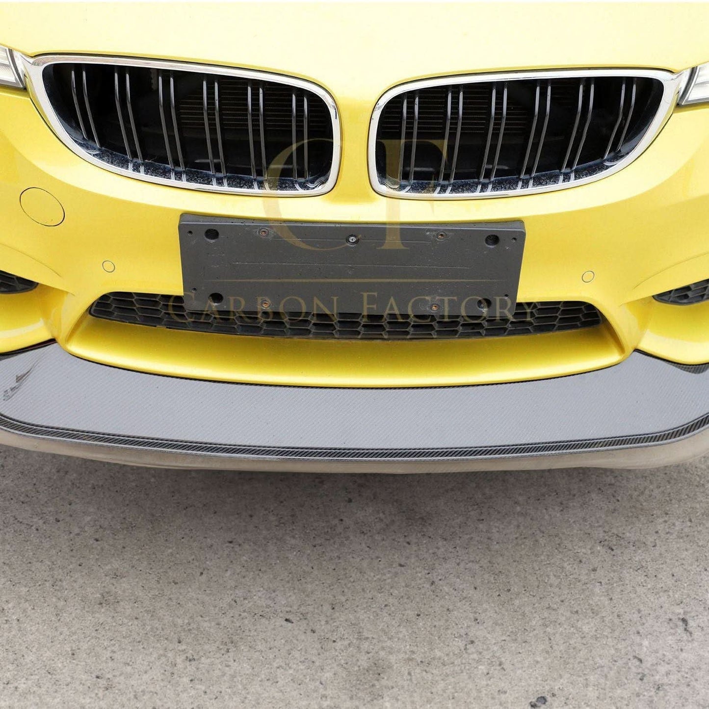 AL Style Carbon Fibre Front Splitter for BMW F80 M3 F82 F83 M4 14-20 - Carbon Factory