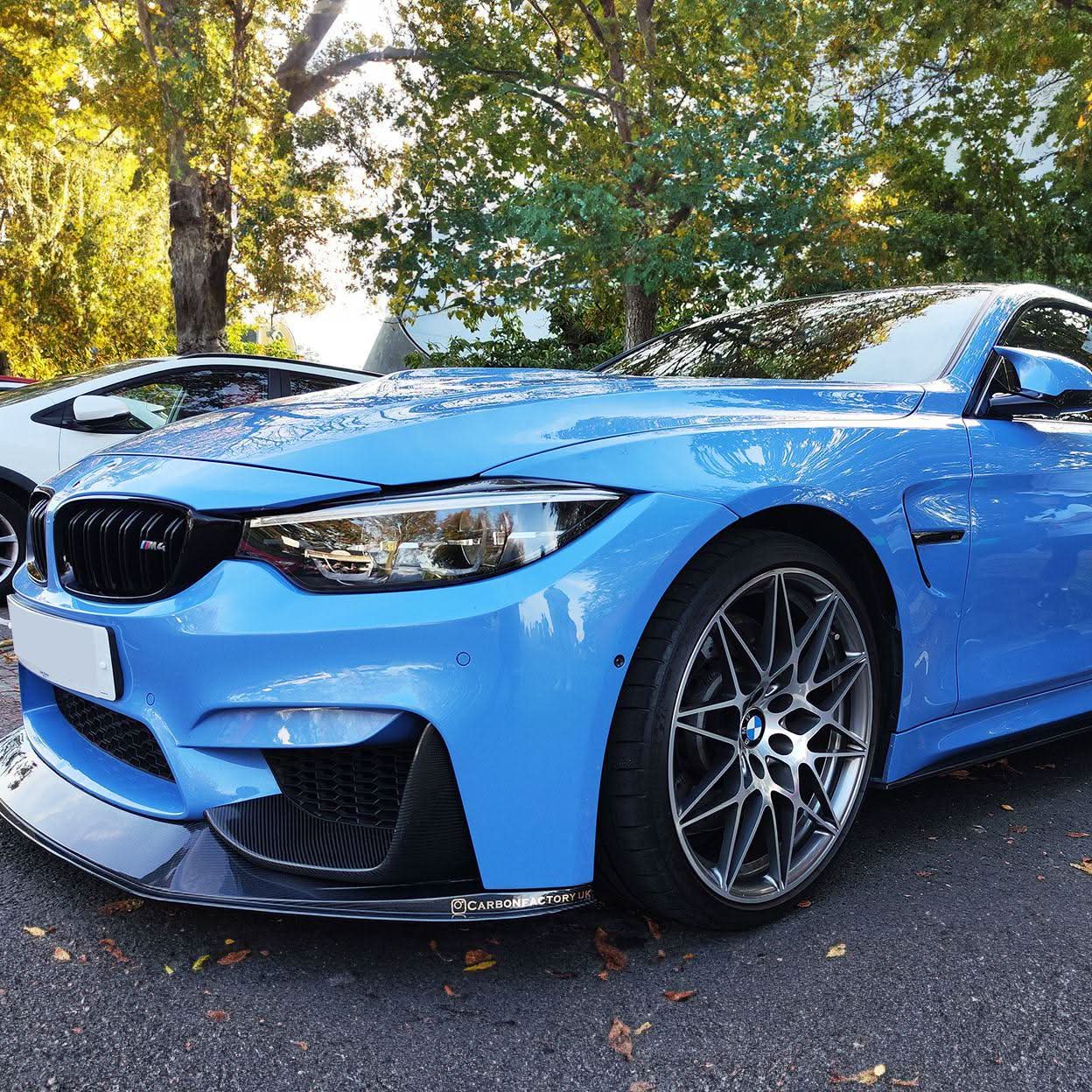 AL Style Carbon Fibre Front Splitter for BMW F80 M3 F82 F83 M4 14-20 - Carbon Factory