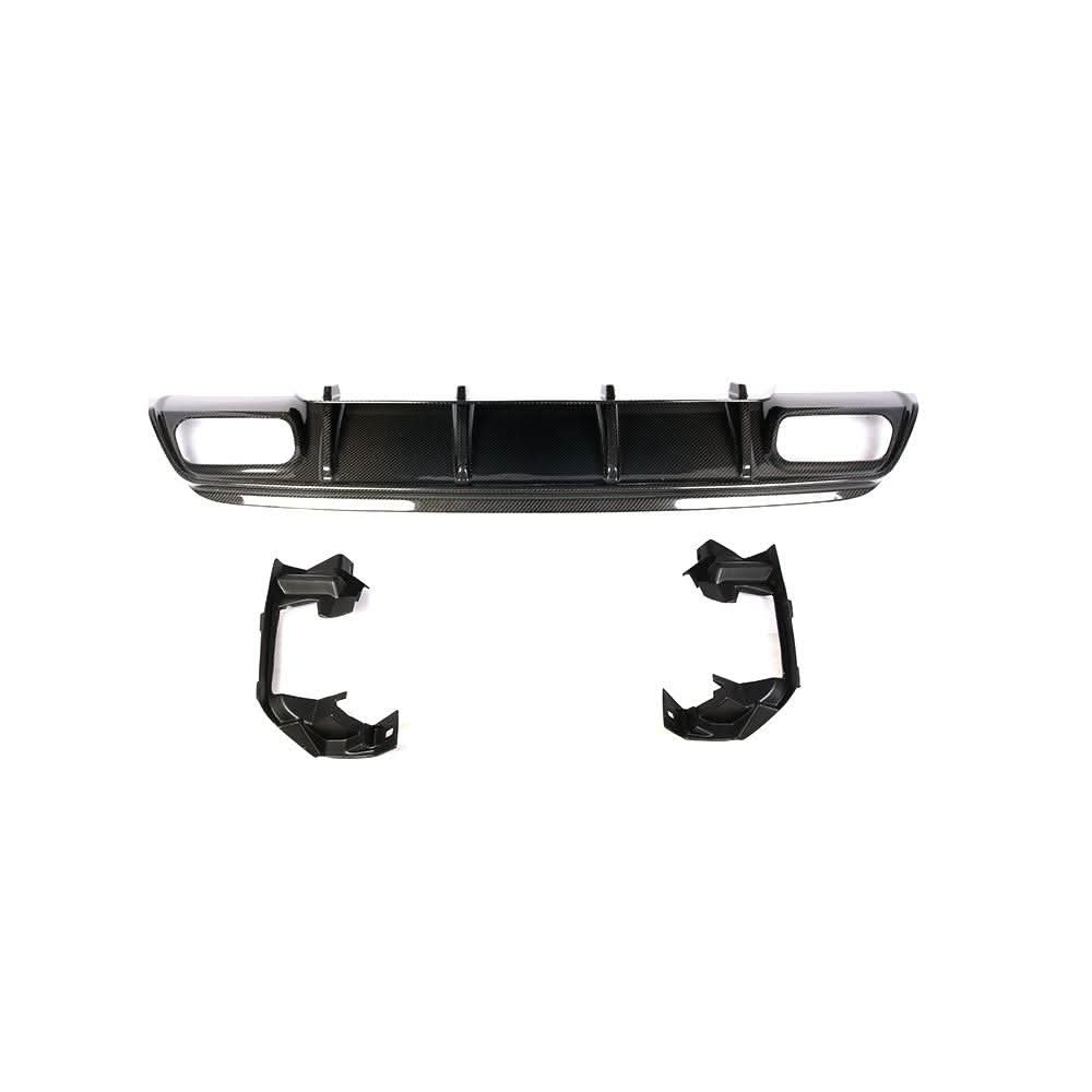 AMG Style Carbon Fibre Rear Diffuser for Mercedes Benz W176 A Class 13-18 - Carbon Factory