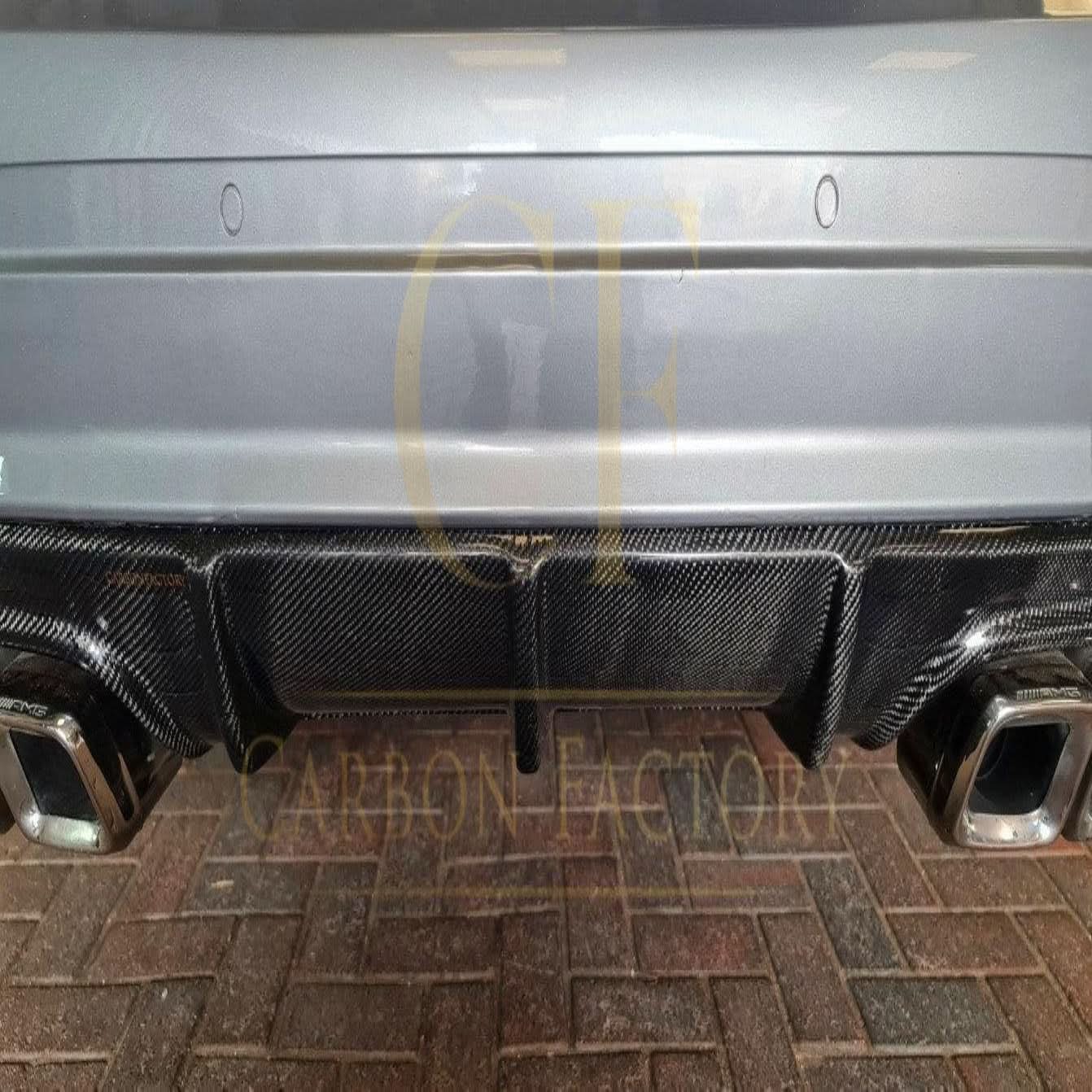 AMG Style Carbon Fibre Rear Diffuser for Mercedes Benz W204 C63 & C Class Pre-Facelift 07-10 - Carbon Factory