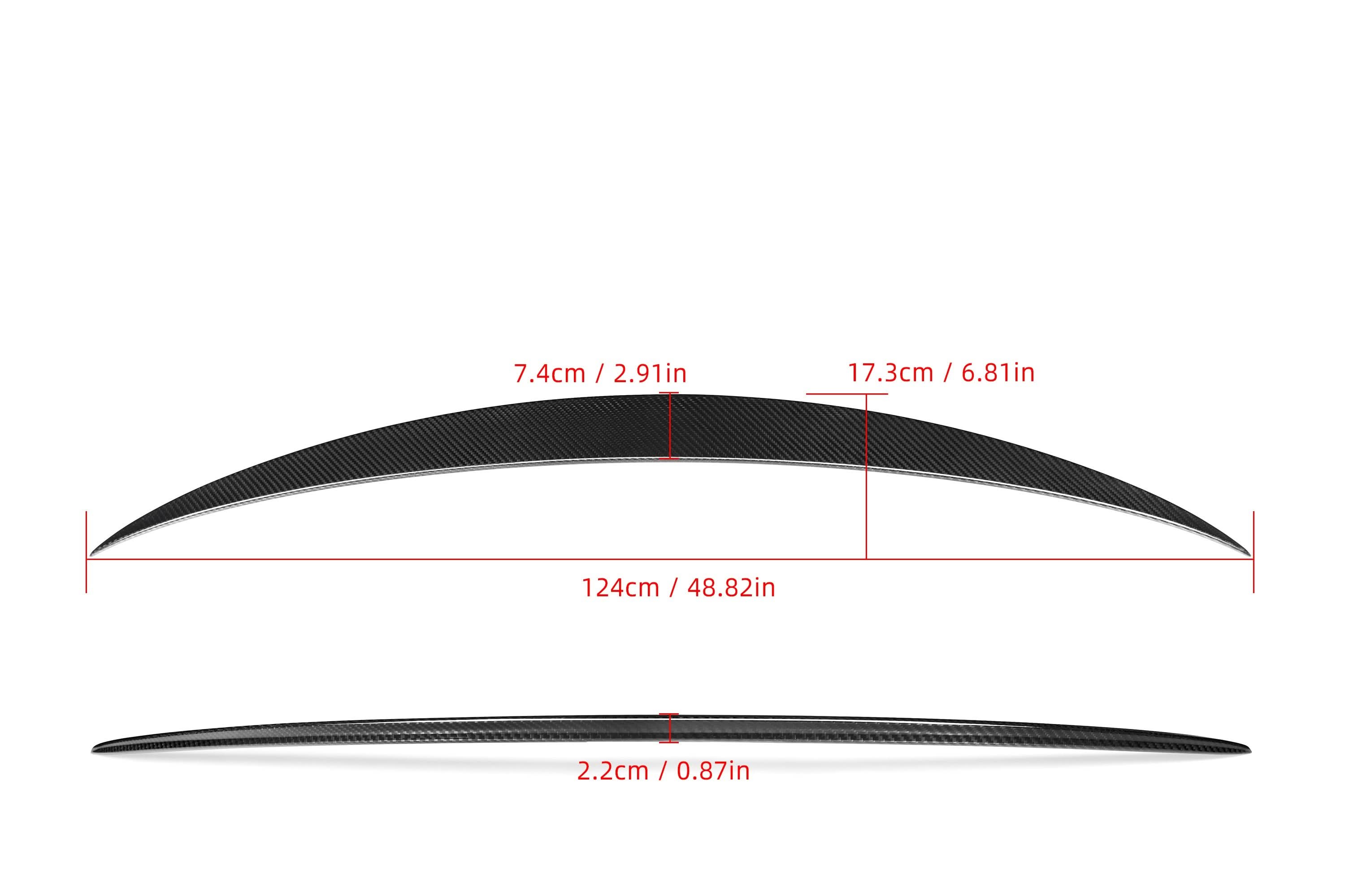 AMG Style Pre-Preg Carbon Fibre Boot Spoiler for Mercedes Benz W213 E Class Saloon 17-Present - Carbon Factory