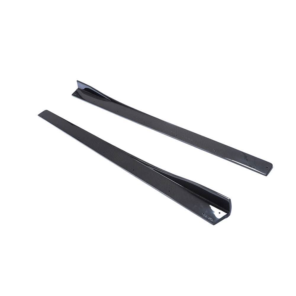 AP Style Carbon Fibre Side Skirts Extension for BMW F82 F83 M4 14-20 - Carbon Factory