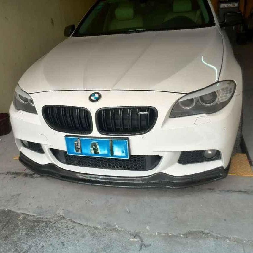 AR Style Carbon Fibre Front Splitter for BMW F10 5 Series 10-17 - Carbon Factory