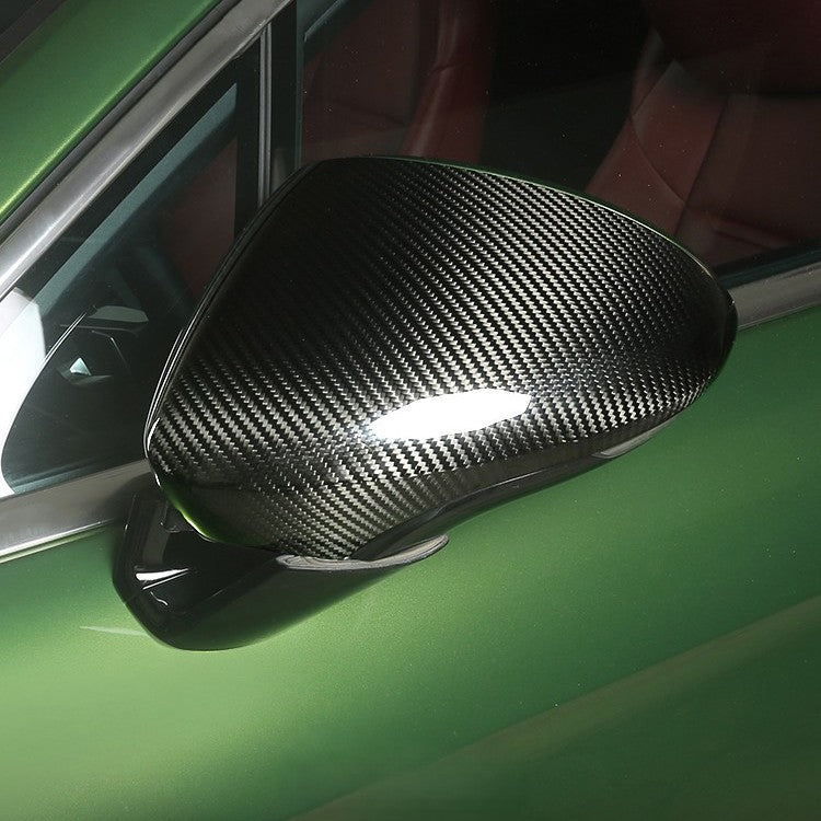 Pre-Preg Carbon Fibre Mirror Covers for Porsche Panamera 971 LHD 17-23 - Carbon Factory