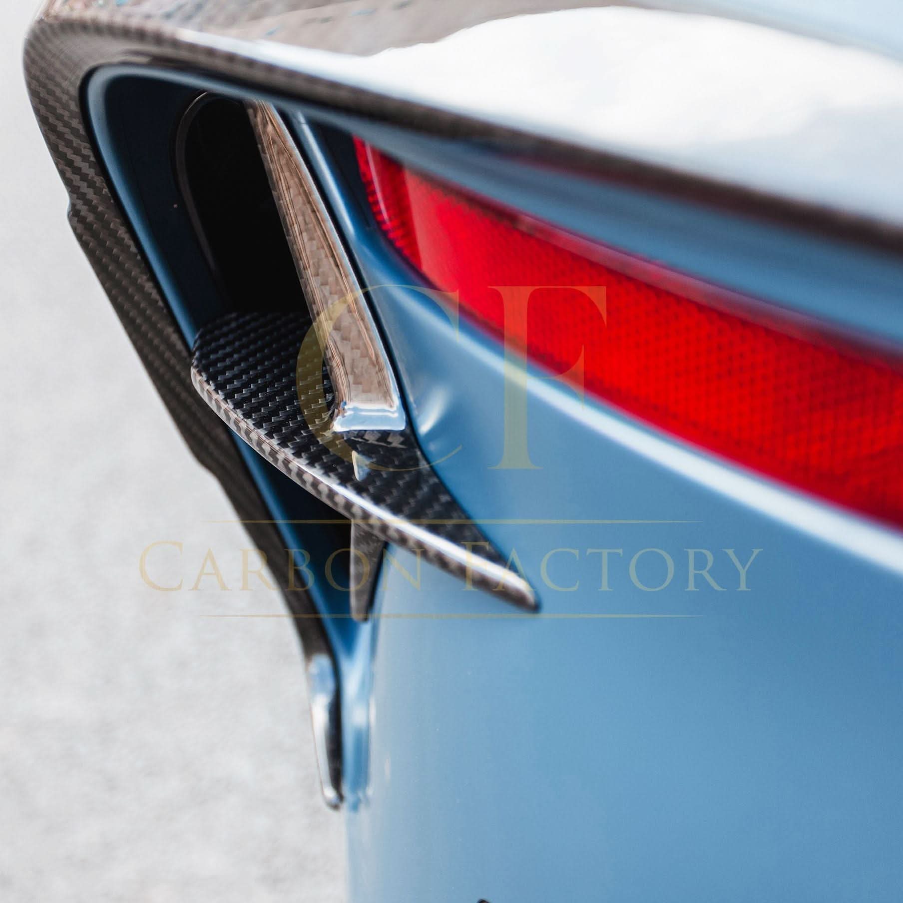 B Style Pre-Preg Carbon Fibre Rear Canards for BMW G14 G15 G16 8 Series 20-24 - Carbon Factory
