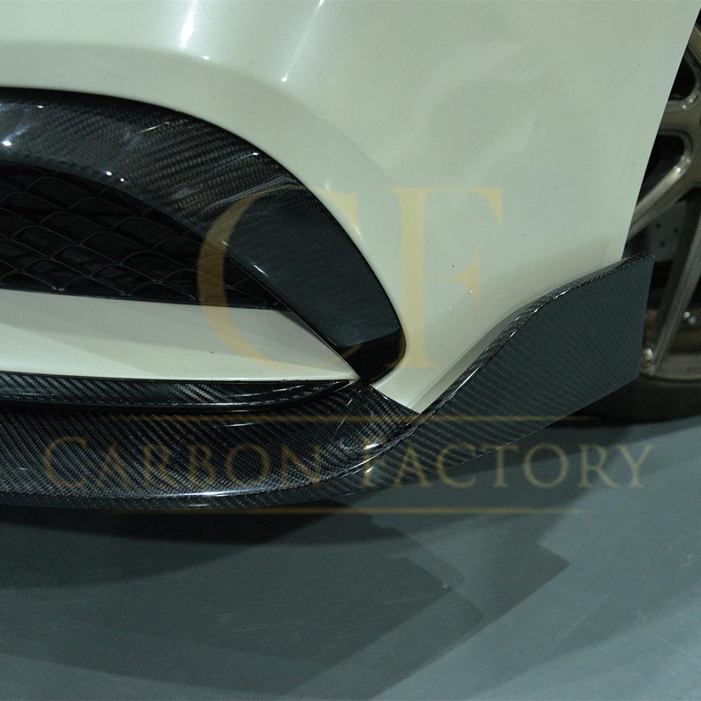Brabus Style Carbon Fibre Front Splitter for Mercedes Benz C218 CLS 15-18-Carbon Factory
