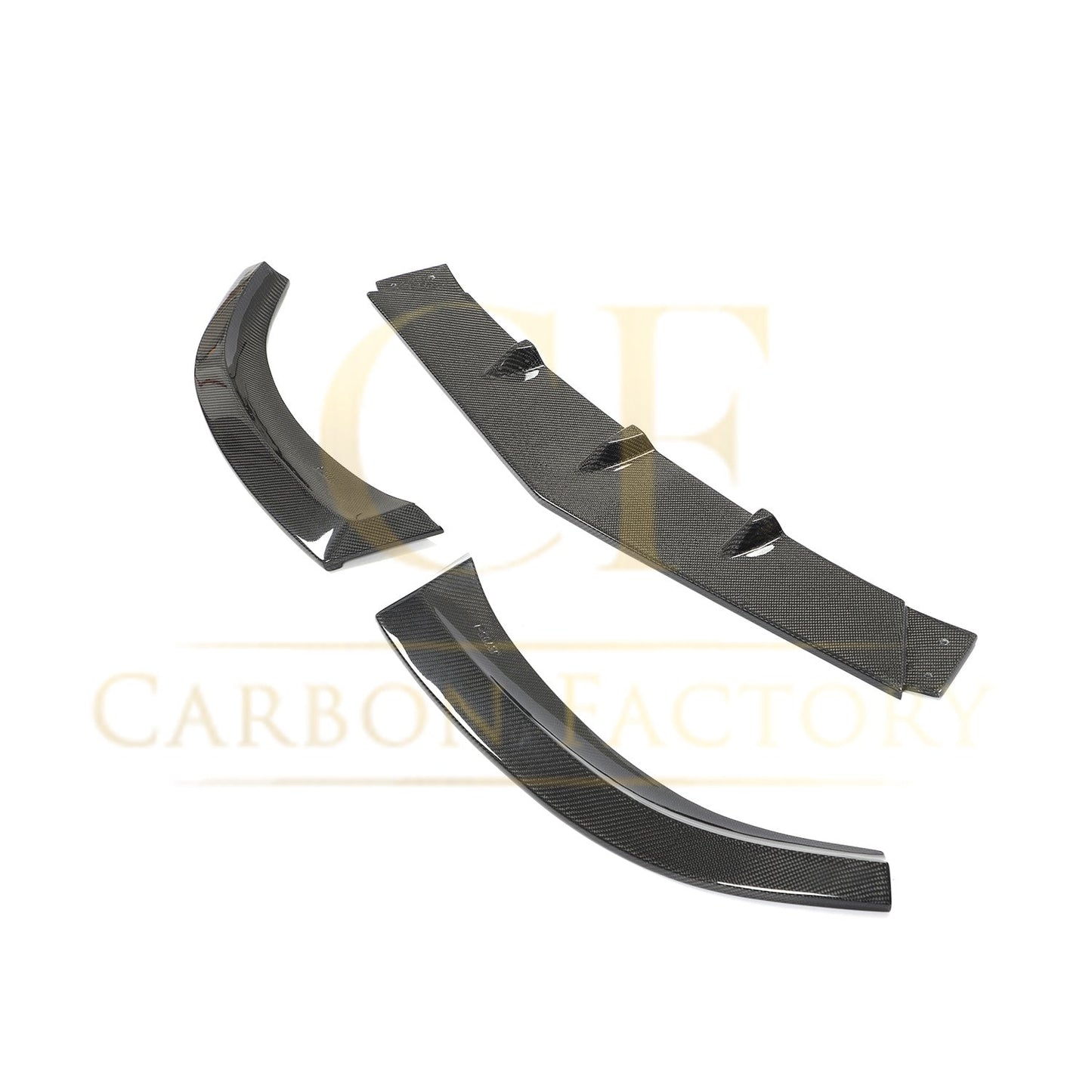Brabus Style Carbon Fibre Front Splitter for Mercedes W205 C63 2 Door 15-18-Carbon Factory