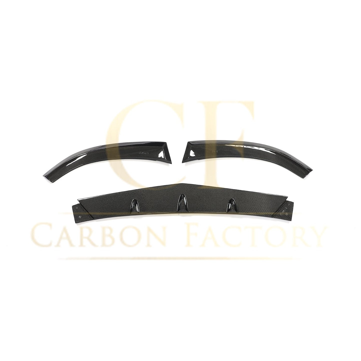 Brabus Style Carbon Fibre Front Splitter for Mercedes W205 C63 2 Door 15-18-Carbon Factory