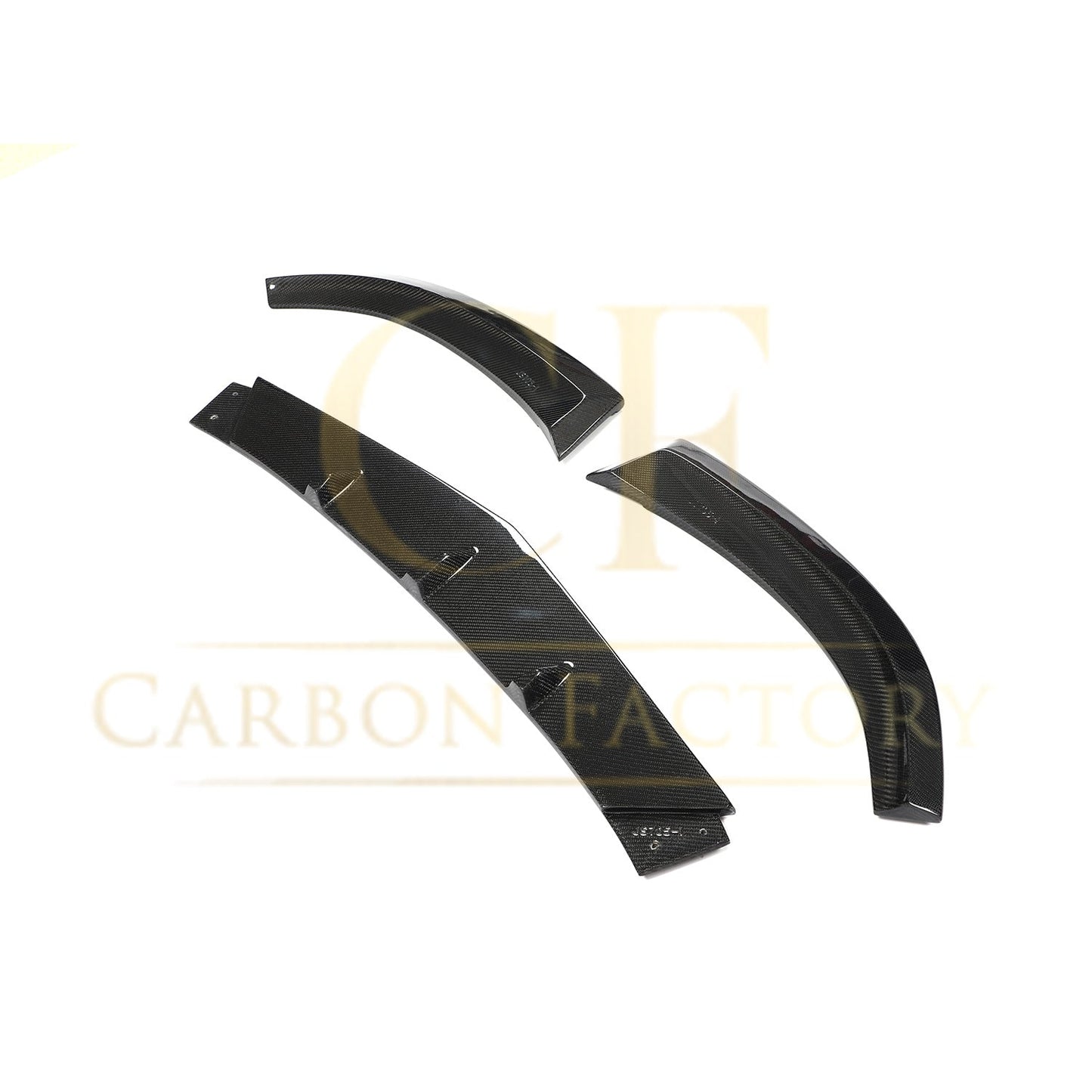Brabus Style Carbon Fibre Front Splitter for Mercedes W205 C63 2 Door 15-18-Carbon Factory