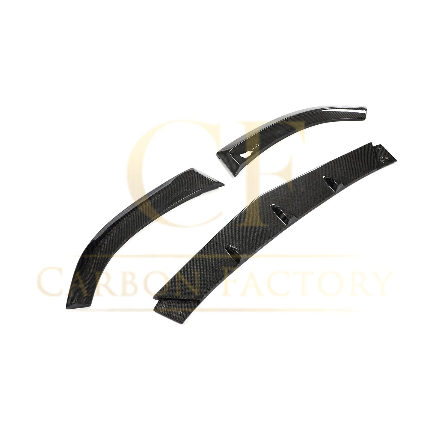 Brabus Style Carbon Fibre Front Splitter for Mercedes W205 C63 2 Door 15-18-Carbon Factory