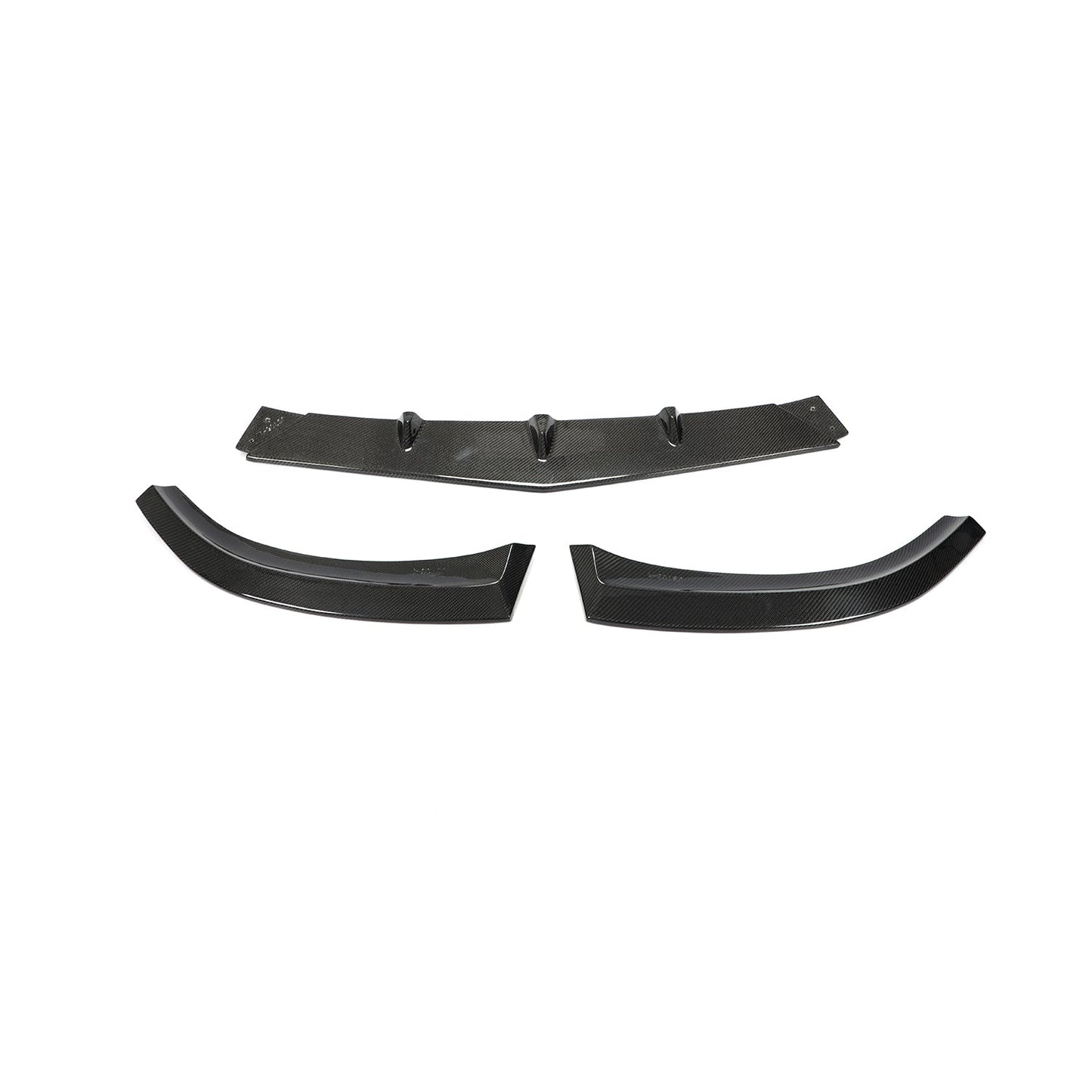 Brabus Style Carbon Fibre Front Splitter for Mercedes W205 C63 2 Door 15-18-Carbon Factory