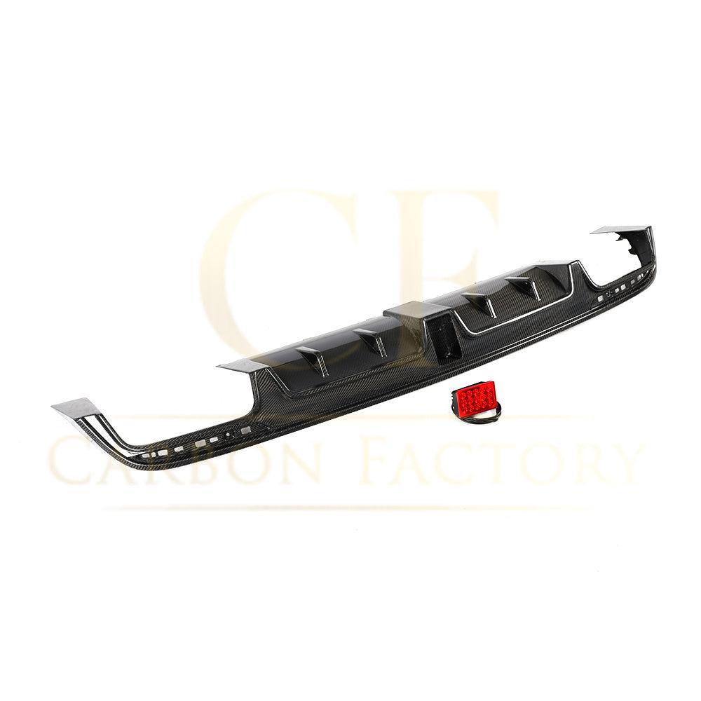 Brabus Style Carbon Fibre Rear Diffuser for Mercedes Benz W222 S Class Saloon 14-17-Carbon Factory