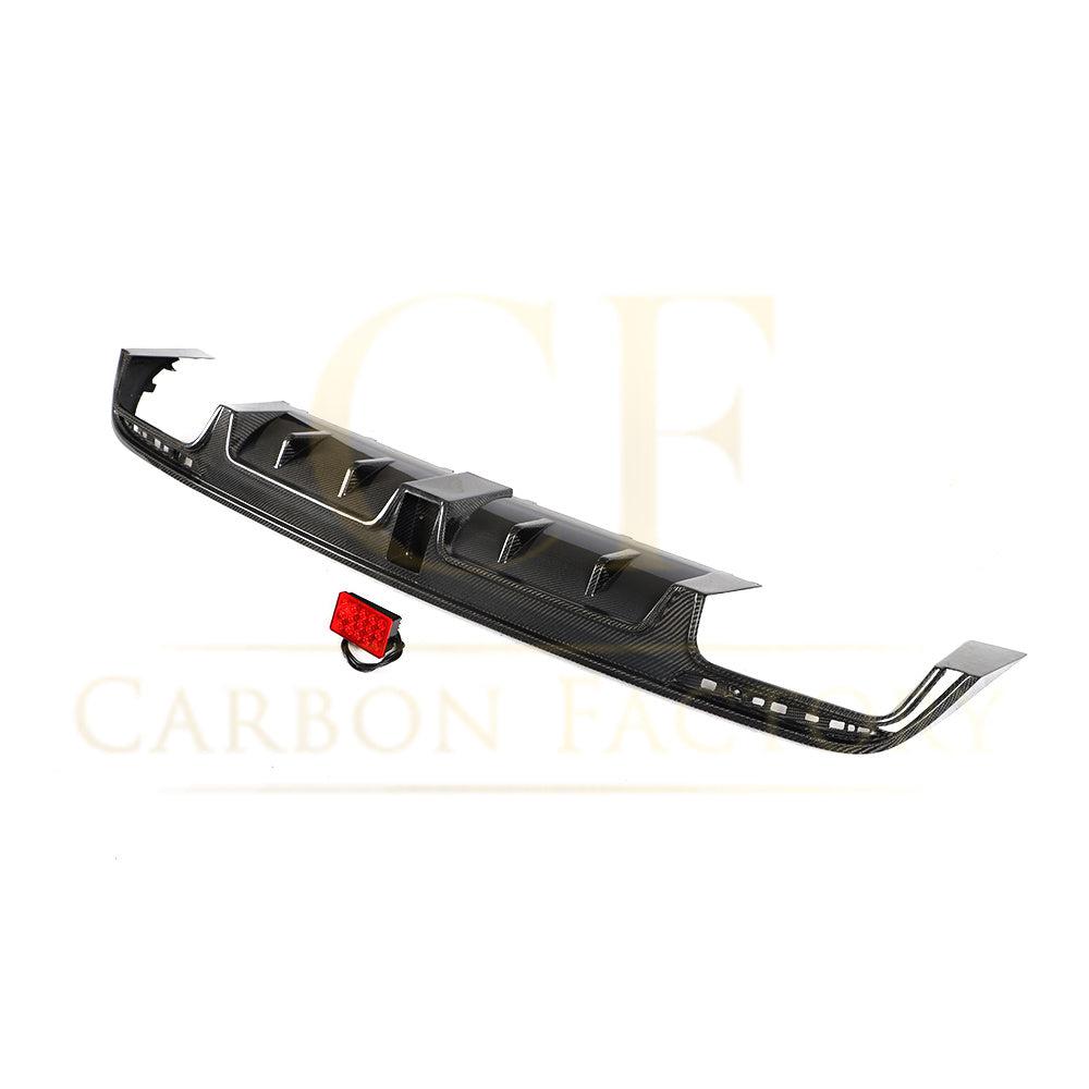 Brabus Style Carbon Fibre Rear Diffuser for Mercedes Benz W222 S Class Saloon 14-17-Carbon Factory