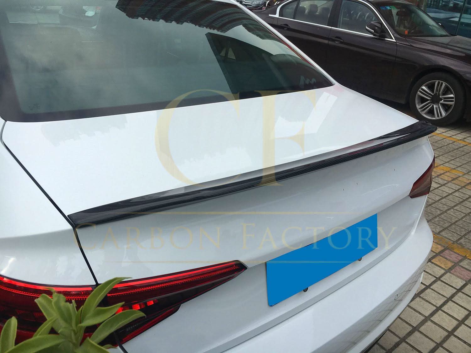 C Style Carbon Fibre Boot Spoiler for Audi A4 S4 B9 16-22 - Carbon Factory