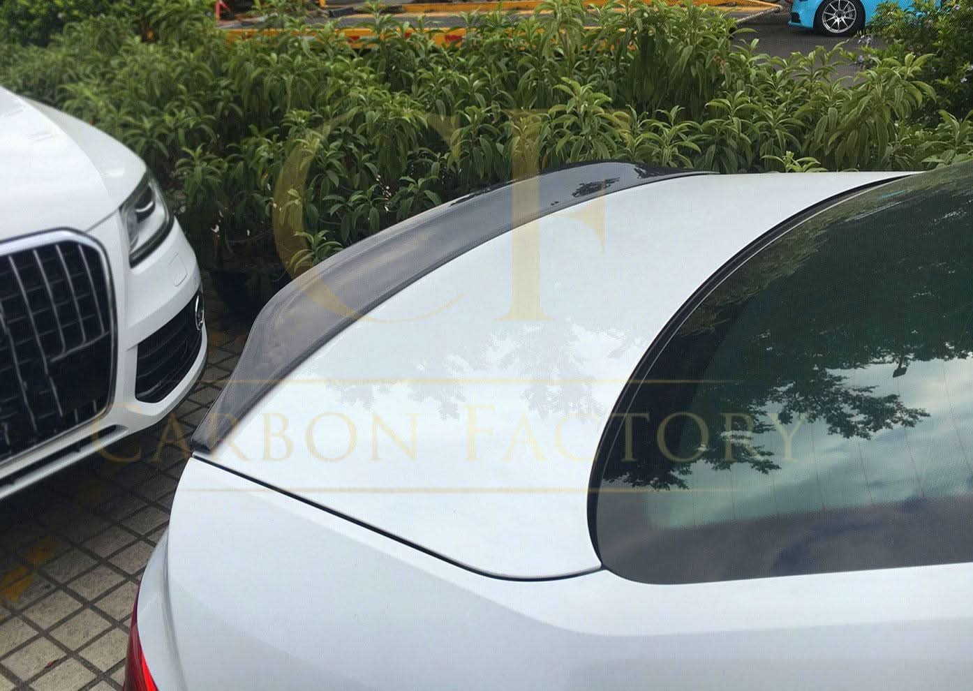 C Style Carbon Fibre Boot Spoiler for Audi A4 S4 B9 16-22 - Carbon Factory