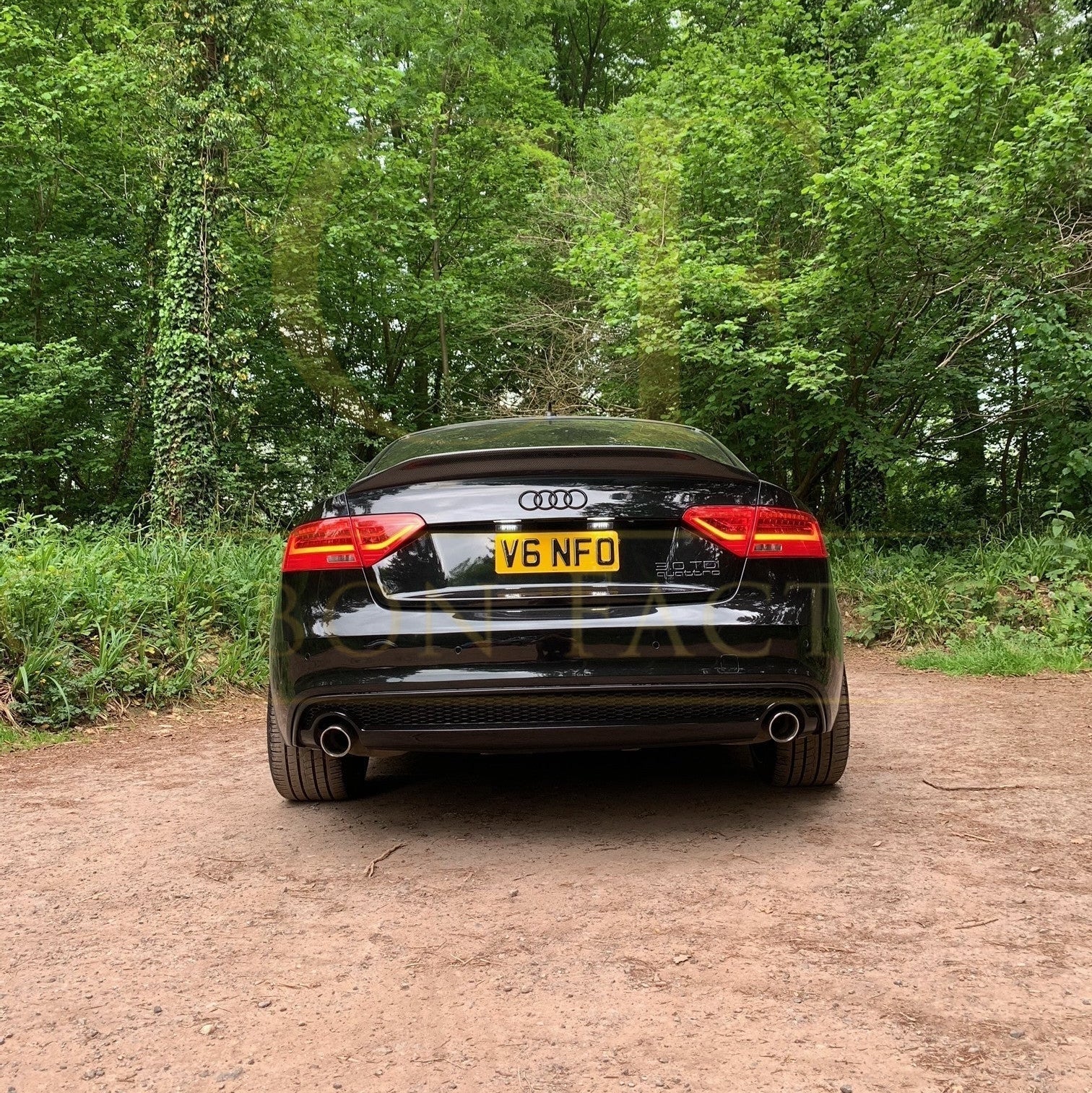 C Style Carbon Fibre Boot Spoiler for Audi B8 B8.5 A5 07-16 - Carbon Factory