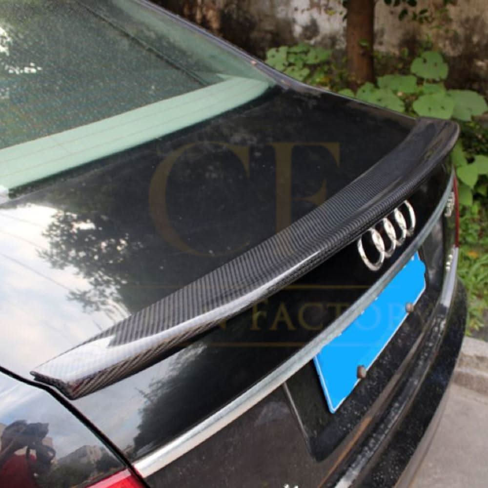 C Style Carbon Fibre Boot Spoiler for Audi C6 A6 04-11 - Carbon Factory