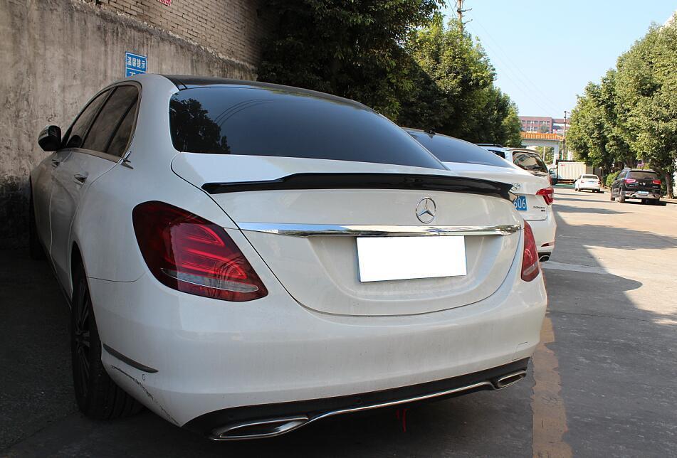 C74 Style Carbon Fibre Boot Spoiler for Mercedes Benz W205 C Class 15-21 - Carbon Factory