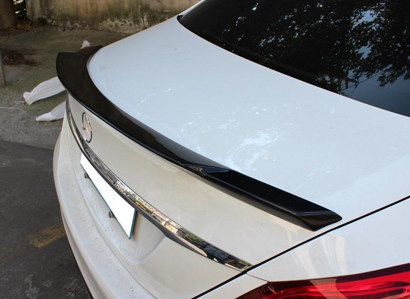 C74 Style Carbon Fibre Boot Spoiler for Mercedes Benz W205 C Class 15-21 - Carbon Factory