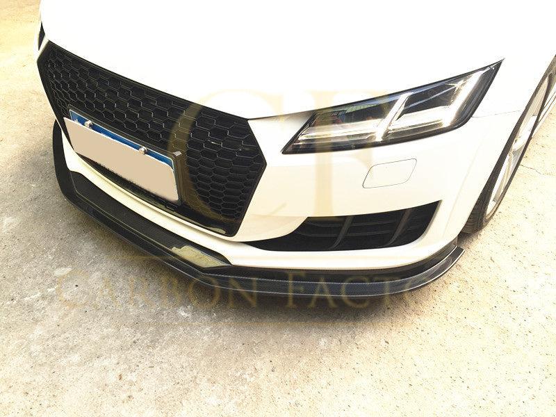 CF Style Carbon Fibre Front Splitter for Audi 8S TT MK3 15-18-Carbon Factory