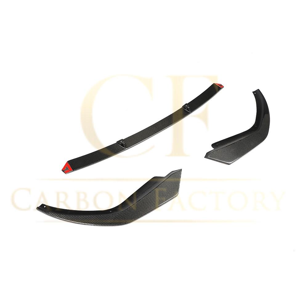 CF Style Carbon Fibre Front Splitter for BMW G20 3 Series Pre-LCI M Sport 19-22-Carbon Factory