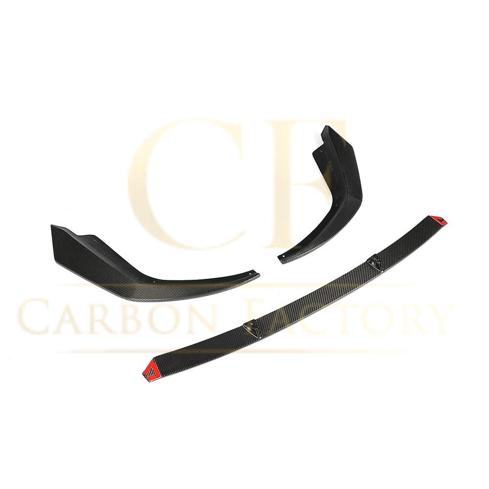 CF Style Carbon Fibre Front Splitter for BMW G20 3 Series Pre-LCI M Sport 19-22-Carbon Factory