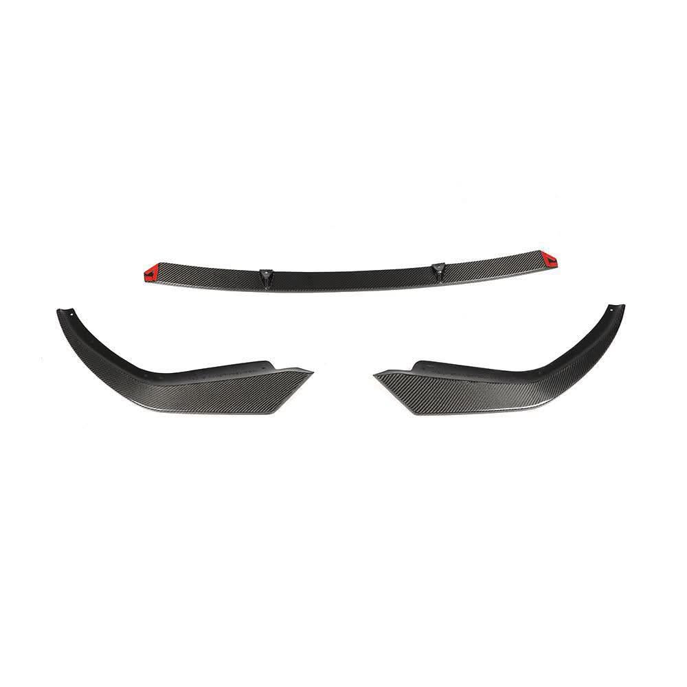 CF Style Carbon Fibre Front Splitter for BMW G20 G21 3 Series Pre-LCI M Sport 19-22 - Carbon Factory