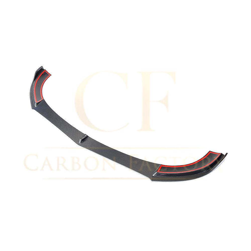 CF Style Carbon Fibre Front Splitter for Mercedes W213 E Class Saloon 16-20-Carbon Factory