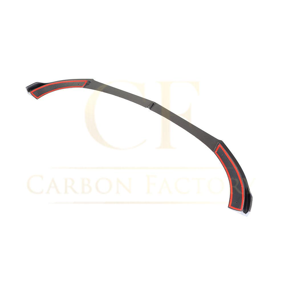 CF Style Carbon Fibre Front Splitter for Mercedes W213 E Class Saloon 16-20-Carbon Factory