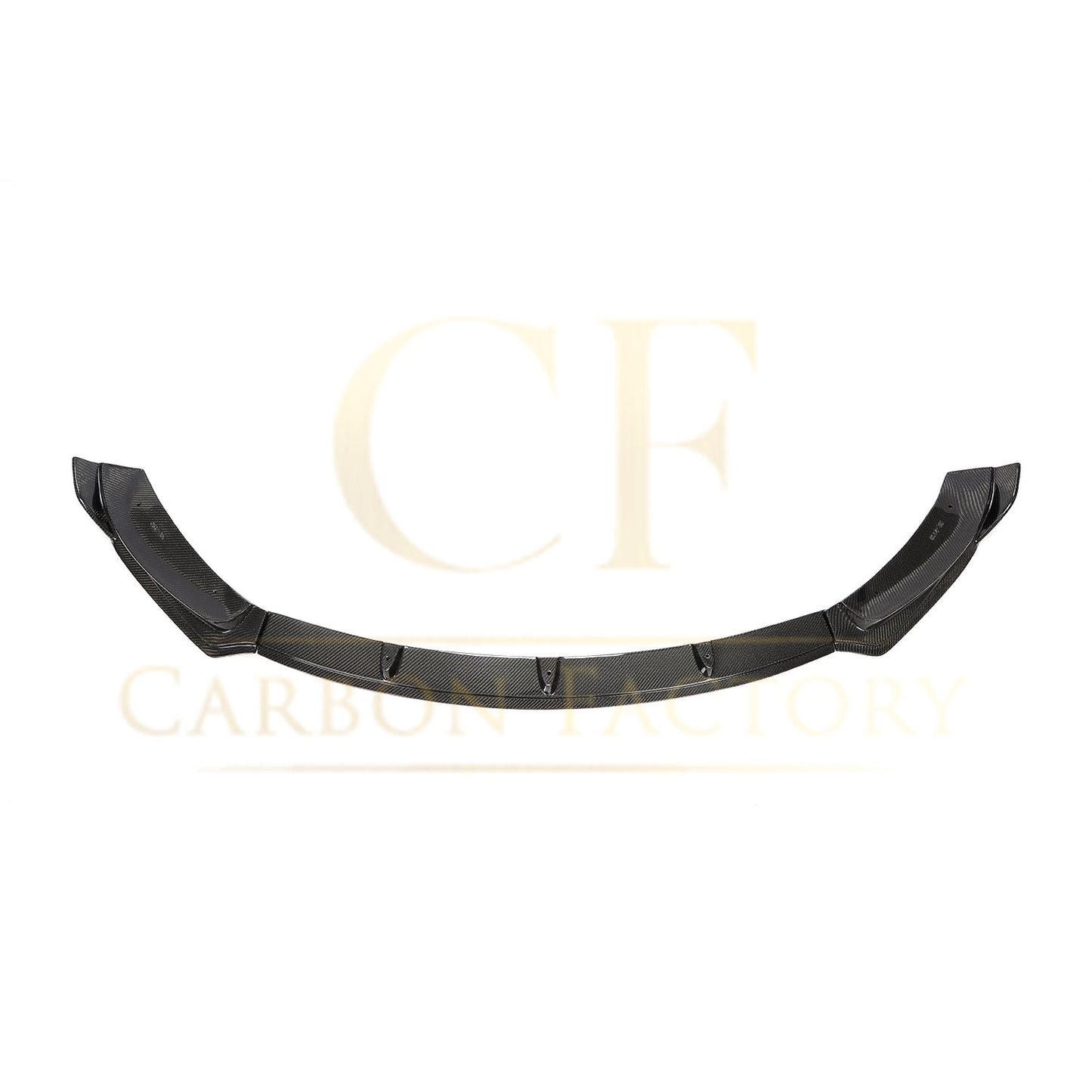 CF Style Carbon Fibre Front Splitter for Tesla Model 3 16-23-Carbon Factory