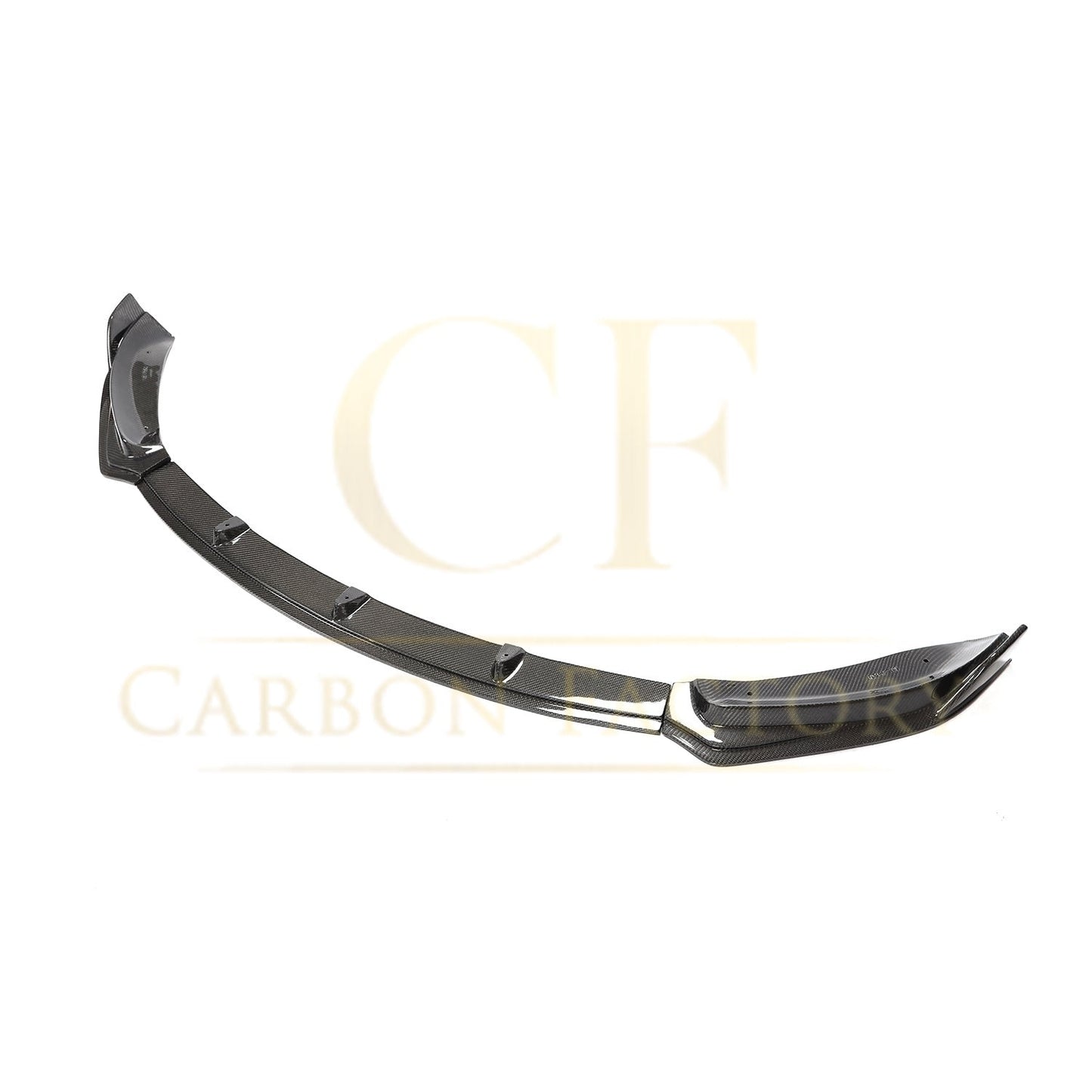 CF Style Carbon Fibre Front Splitter for Tesla Model 3 16-23-Carbon Factory