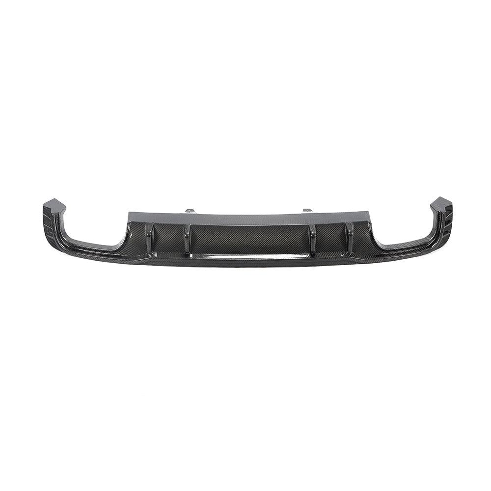 CF Style Carbon Fibre Rear Diffuser for Audi A4 S Line S4 B9 16-18-Carbon Factory