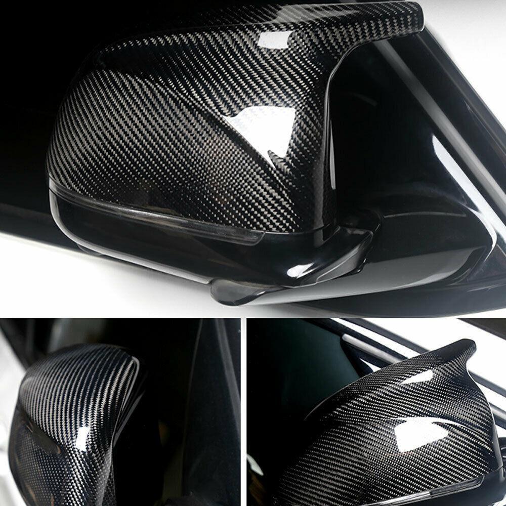CF Style Carbon Fibre Replacement Mirror Covers for BMW G01 X3 G02 X4 G05 X5 G06 X6 G07 X7 18-25-Carbon Factory