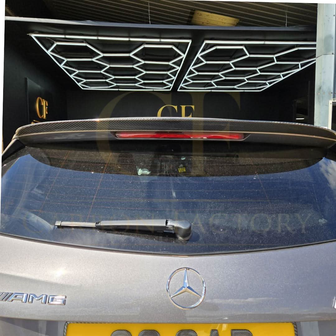 CF Style Carbon Fibre Roof Spoiler for Mercedes Benz W176 A Class 13-18 - Carbon Factory