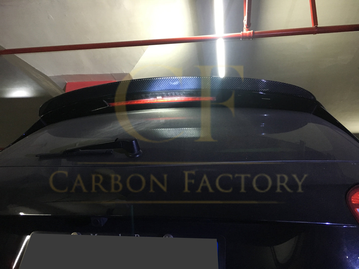 CF Style Carbon Fibre Roof Spoiler for Mercedes Benz W176 A Class 13-18-Carbon Factory